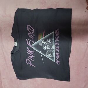 Grayson Threads Pink Floyd Grey Cropped Sweatshirt